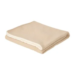 Little Dutch Ledikantdeken Gebreid/Fleece - Pure - 110 x 140 cm - Soft Beige