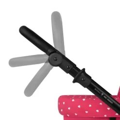 ABC Design Migno Poppenwagen - Berry Roze Online