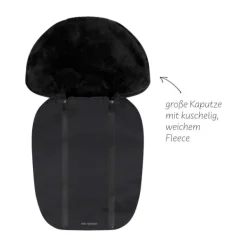 ABC Design Voetenzak Autostoeltje - Black