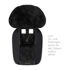 ABC Design Voetenzak Autostoeltje - Black