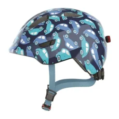 Abus Smiley 3.0 LED Helm Blue Car Mt. S Clearance