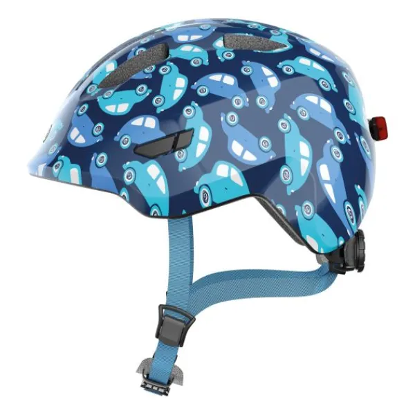 Abus Smiley 3.0 LED Helm Blue Car Mt. S Clearance