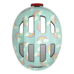 Abus Smiley 3.0 LED Helm Blue Rainbow Mt. M Clearance