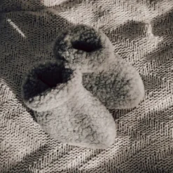 Alwero Evers Slofjes - 0-6 Mnd - Arctic Bear