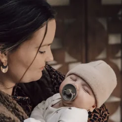 Alwero Merinowol Mutsje - 0-3 Mnd - Beige New