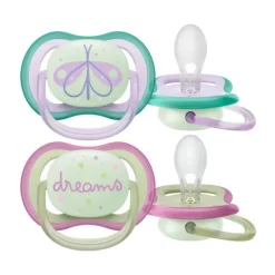 Philips Avent Avent Ultra Air Fopspeen - Nacht - 0-6 Mnd - 2 Stuks Best