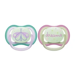 Philips Avent Avent Ultra Air Fopspeen - Nacht - 0-6 Mnd - 2 Stuks Best