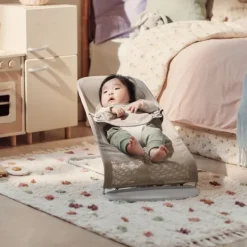 BabyBjörn Balance Soft Wipstoel Mesh Beige / Wit Hot