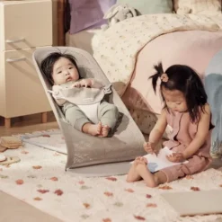 BabyBjörn Balance Soft Wipstoel Mesh Beige / Wit Hot