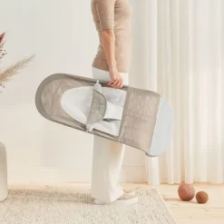 BabyBjörn Balance Soft Wipstoel Mesh Beige / Wit Hot