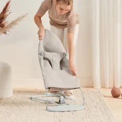 BabyBjörn Bliss Jersey Wipstoel 3D Lichtbeige