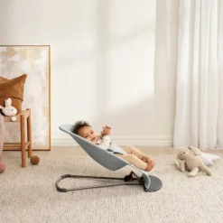 BabyBjörn Bliss Wipstoel – Geweven – Mélange Blauw New