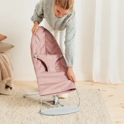 BabyBjörn Bliss Wipstoel Geweven - Oudroze Outlet