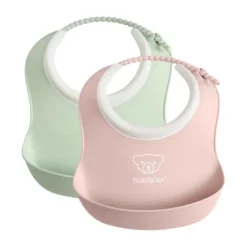 BabyBjörn Duo Slabbetje Pastelgroen / Pastel Roze Online