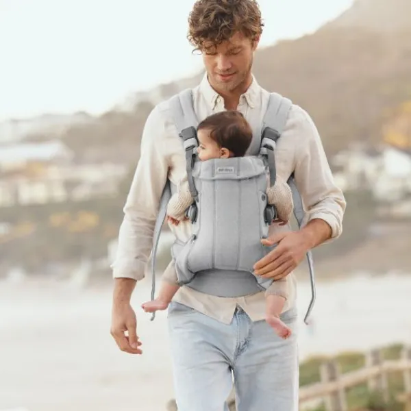 BabyBjörn Harmony Draagzak – Geweven – Mélange Lichtbeige Online