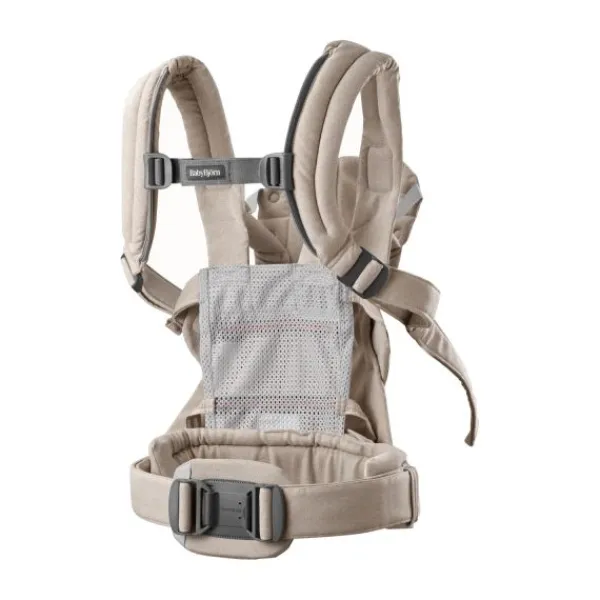 BabyBjörn Harmony Draagzak – Geweven – Mélange Lichtbeige Online