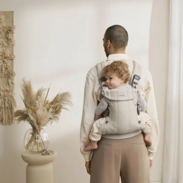 BabyBjörn Harmony Draagzak – Geweven – Mélange Lichtbeige Online