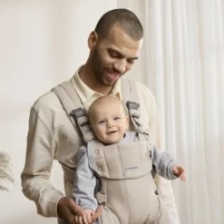BabyBjörn Harmony Draagzak – Geweven – Mélange Lichtbeige Online