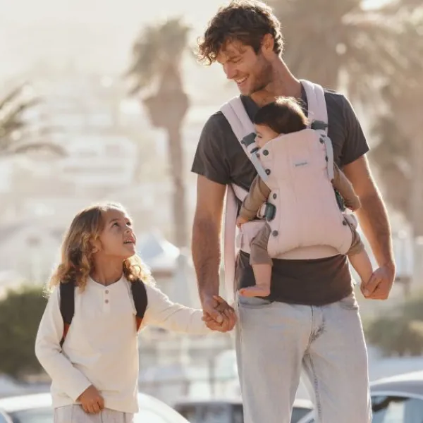 BabyBjörn Harmony Draagzak – Geweven – Mélange Lichtbeige Online