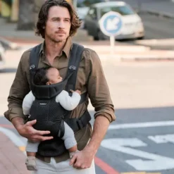 BabyBjörn Move 3D Mesh Draagzak Grijs / Beige Best