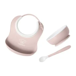 BabyBjörn Servies 3-Delig - Pastelroze Hot