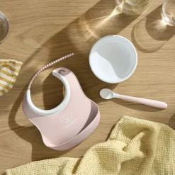 BabyBjörn Servies 3-Delig - Pastelroze Hot