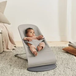 BabyBjörn Wipstoeltje Bliss - 3D Jersey - Zandgrijs Clearance