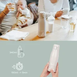 Babymoov Moov & Feed Flessenwarmer - Sand Groen New