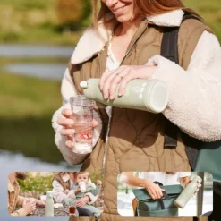 Babymoov Moov & Feed Flessenwarmer - Sand Groen New