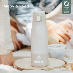 Babymoov Moov & Feed Flessenwarmer - Sand Groen New