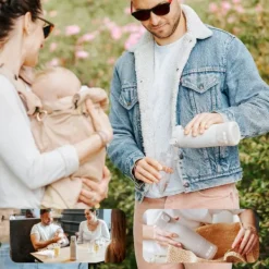 Babymoov Moov & Feed Flessenwarmer - Sand Groen New