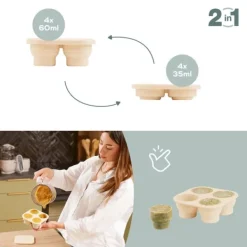 Babymoov  Set Silicone Bewaarpotjes + Sabbelaar Sale