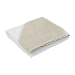 Babypark Badcape Wit / Beige Discount
