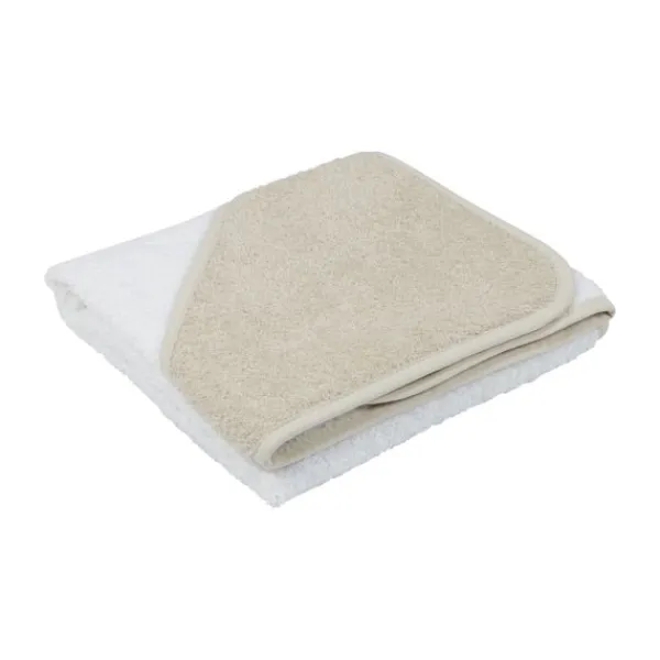 Babypark Badcape Wit / Beige Discount