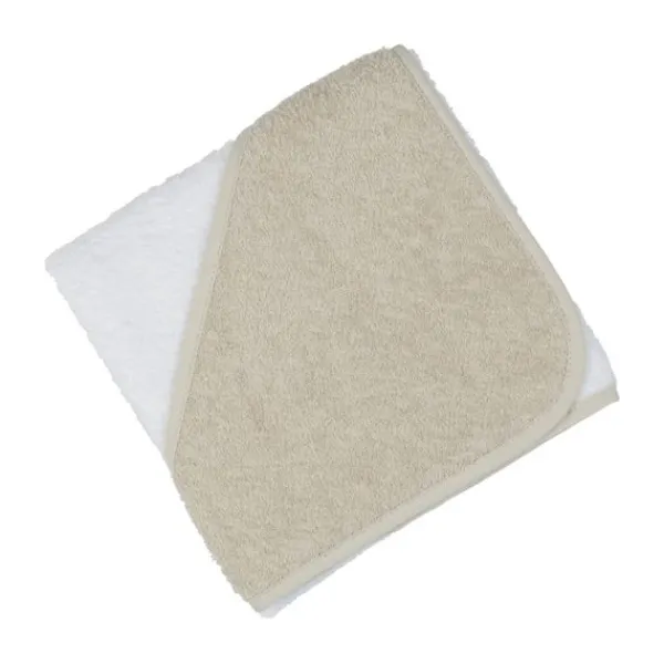 Babypark Badcape Wit / Beige Discount