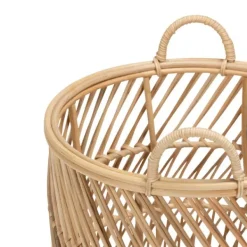 Babypark Exclusief Mand Rond - Klein- Naturel Online