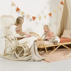 Babypark Exclusief Nora Schommelstoel - Naturel Best