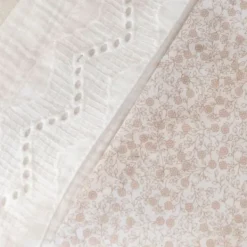 Baby's Only Calm Broderie Ledikantlaken - 120 x 150 cm - Wit Clearance