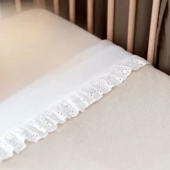 Baby's Only Calm Ruffle Wieglaken - 80 x 100 cm - Wit Best