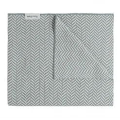 Baby's Only Dawn Ledikantdeken - 100 x 135 cm - Blue/Ecru Discount