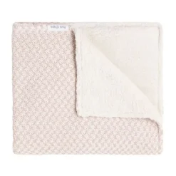 Baby's Only Happiness Ledikantdeken - Oud Roze / Ecru Best