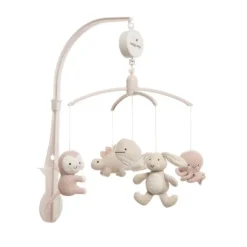 Baby's Only Heaven Muziekmobiel Animals Oud Roze / Warm Linen Hot