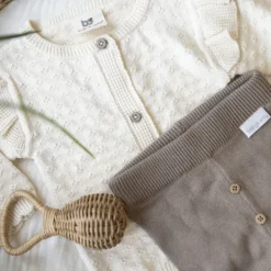 Baby's Only Miracle Ruffle Vestje - Mt. 62 - Warm Linen Hot