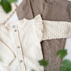 Baby's Only Miracle Ruffle Vestje - Mt. 62 - Warm Linen Hot