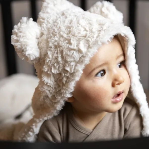 Baby's Only Snow Wikkeldeken Met Oortjes - Oud Roze