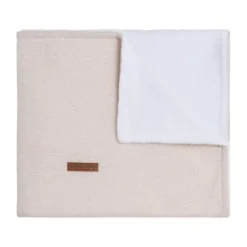 Baby's Only Sparkle Teddy Deken Goud / Ivoor Mêlee 70 x 95 cm Sale