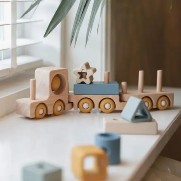 Baby's Only Speelgoedtrein - Hout - Earth Sale