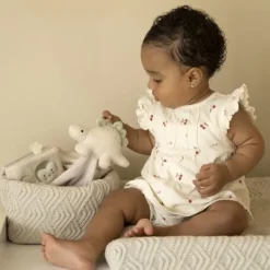 Baby's Only Speendoekje - Animals - Laurel Green/Warm Linen Hot