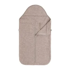 Baby's Only Voetenzak Autostoel 0+ - Merino Brushed Meadow - Sand Taupe New