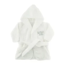 Bambam Badjas Wit Mt. 50 / 56 - Babykleding Online